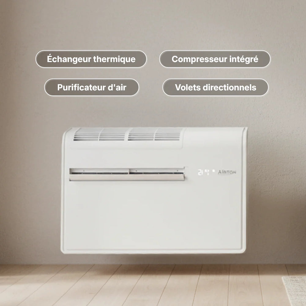 Climatiseur réversible monobloc 2,4 kW La solution sans unité extérieure pour votre appartement Prix régulier
